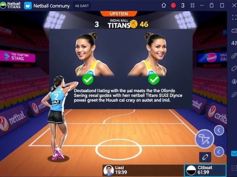 India Netball Titans gameplay screenshot